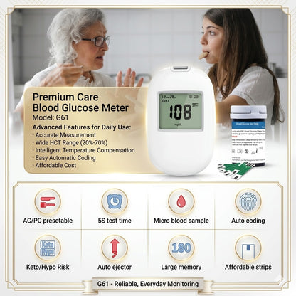 Smart Glucose Monitoring Device – Bluetooth-Enabled Health Tracking System