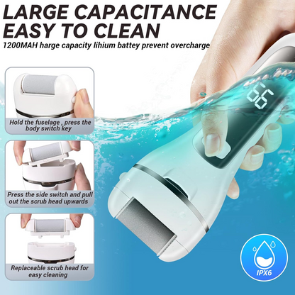 Automatic Dual-Sided Electric Foot Grinder – Rechargeable Pedicure & Callus Remover