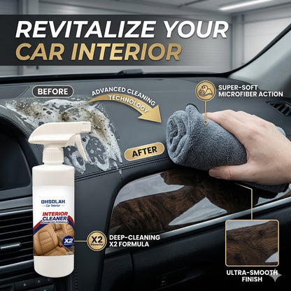 All-in-One Car Interior Cleaner & Polish – Waterless Cleaning & Leather Care Solution