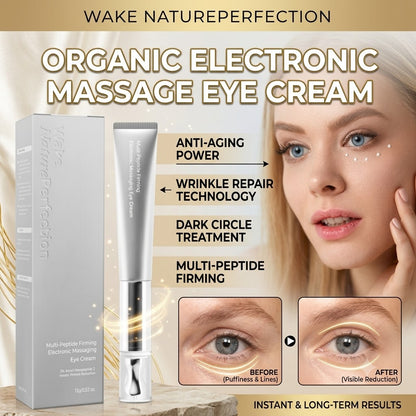 Organic Electronic Massage Eye Cream – Anti-Aging, Wrinkle Repair & Dark Circle Treatment